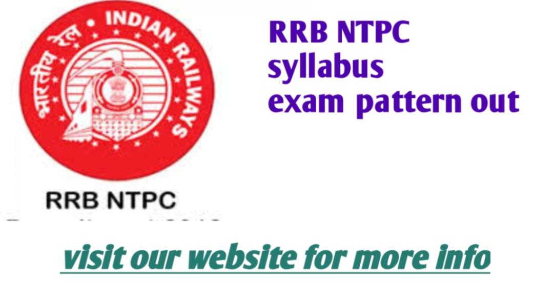 RRB NTPC Exam Pattern Syllabus