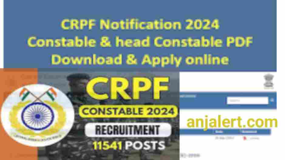 CRPF SI Vacancy 2024